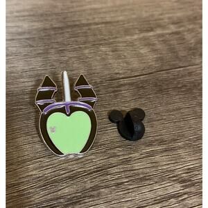 Disney Pin 108478 hidden mickey maleficent candy apple (D2)